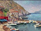 Thomas Kinkade Island Afternoon Greece painting